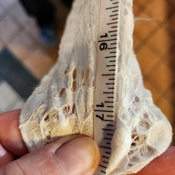 Lulu's White Laced Lined Maxi Sz. L Dress Event Wedding - Picture 4 of 16